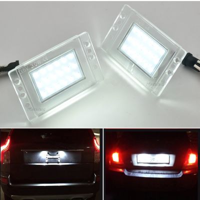 ✁☇✔ Error Free White LED License Plate Light Number Plate Lamp Car Accessorie For Volvo V70 MK1 XC 1997-2000 Volvo 855 850 1991-1996
