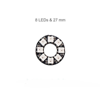WS2812B Led Pixel Ring Individul AddressabIe Ring 5050 RGB WS2812 IC BuiIt-in Led ModuIe With USBDC Wire And SP110E Controller