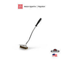 62056 NAPOLEON BRASS BRISTLE WIDE GRILL BRUSH แปรงขนทองเหลือง ด้ามยาว นโปเลียน แปรงทำความสะอาด เหล็กหล่อ