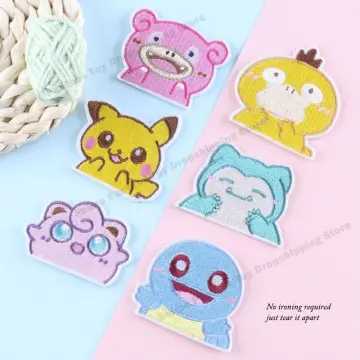 Pokemon Children Clothing Patches  Embroidered Patch Sew Pokemon