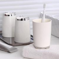 High-end Smooth Edge Toothbrush Holder Thickened Toothbrush Toothpaste Storage Large Opening Toothbrush Toothpaste Cup