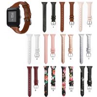 ✺☞ Smukły pasek ze skóry z prawdziwej skóry dla Huami Amazfit Bip 1S Lite S U opaska dla Amazfit GTS 2 mini GTR 42mm Neo 20mm 22mm