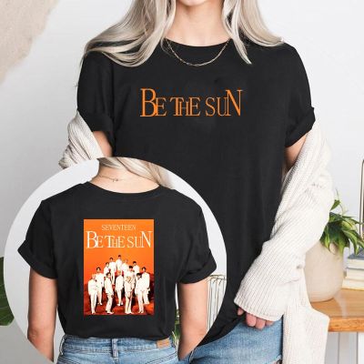 Seventeen World Tour Korean Tshirt Women 2022 Be The Sun Merch T Shirt Kpop Cotton Short Sleeve Graphic T Shirts Streetwear