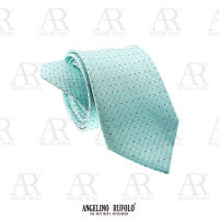 ANGELINO RUFOLO Necktie(NTM-กฟ.065) เนคไทผ้าไหมทออิตาลี่คุณภาพเยี่ยม ดีไซน์ Graphic Pattern สีเทอร์ควอยซ์/สีชมพู/สีฟ้า