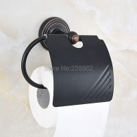 ♧ Black Oil Rubbed Bronze Paper Roll Holder Toilet Paper Holder Tissue Holder Restroom Bathroom Accessories Lba917