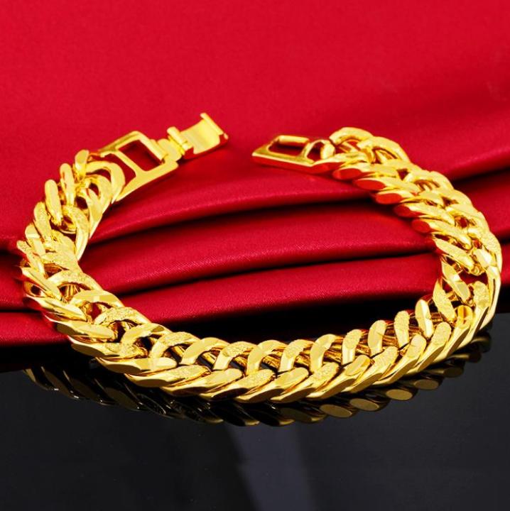 Vàng 24k khóa mạ vàng: Hãy tận hưởng sự sang trọng và quý phái với trang sức Vàng 24k khóa mạ vàng. Bảo vệ lớp mạ vàng cho độ bền lâu dài. Hãy thưởng thức đẳng cấp với sản phẩm thăng hoa này.