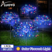 Auoyo Đèn Thần Tiên 90 150 LED Đèn Bãi Cỏ Năng Lượng Mặt Trời Đèn Dây Đèn