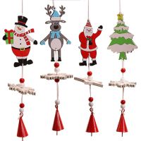 New Year 2021 Natural Wooden Pendant Christmas Tree Wood Crafts Xmas Gifts Noel Christmas Decoration for Home 2020 Navidad Deco