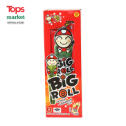 Hộp 6 gói Snack rong biển Taokaenoi Roll cay 3.6g