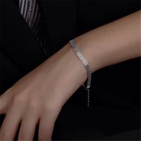 2021 New 925 Sterling Silver Multilayer Simple Adjustable Charm Bracelet amp;Bangle For Women Wedding Jewelry Party Gift