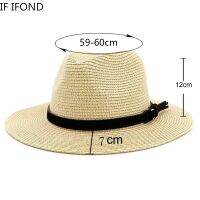 【CC】 60CM Size Design Mens Hat British Panama Church Jazz Hats Beach Vacation