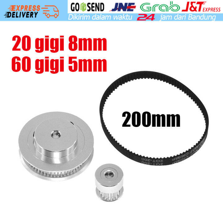 GT2 Timing Belt Synchronous Wheel Kit Synchronous Belt Closed GT2