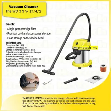 Jual Karcher WD2 Vacuum Cleaner Wet and Dry Vacum Cleaner