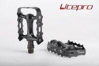 Litepro แป้นเหยียบเบามาก M258จักรยานการพับ BMX สีดำชิ้นส่วนจักรยานสีแดง