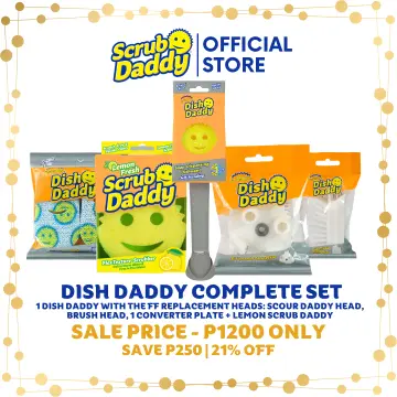Scrub Daddy Dish Daddy Bundle Sponge Dish Wand