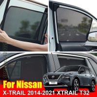 ตาข่ายหมวกกันแดดม่านอัตโนมัติสำหรับ Nissan X-TRAIL 2014-2021 XTRAIL T32กระจกบังแดดรถยนต์ UV