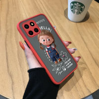 เคสใส่โทรศัพท์ Honor X6 Y02 Vivo Vivo Y02เคส Honorx6น่ารักน่ารักเด็กผู้หญิงคนใหม่มีน้ำค้างแข็งโปร่งใสฮาร์ดเคสใส่โทรศัพท์คลุมทั้งหมดเคสป้องกันกล้อง