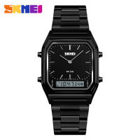 Man Clock Quartz Digital Wristwatches Men Fashion Casual Male Watch Stainless Steel Strap 30M Water Resistant Sports Watches