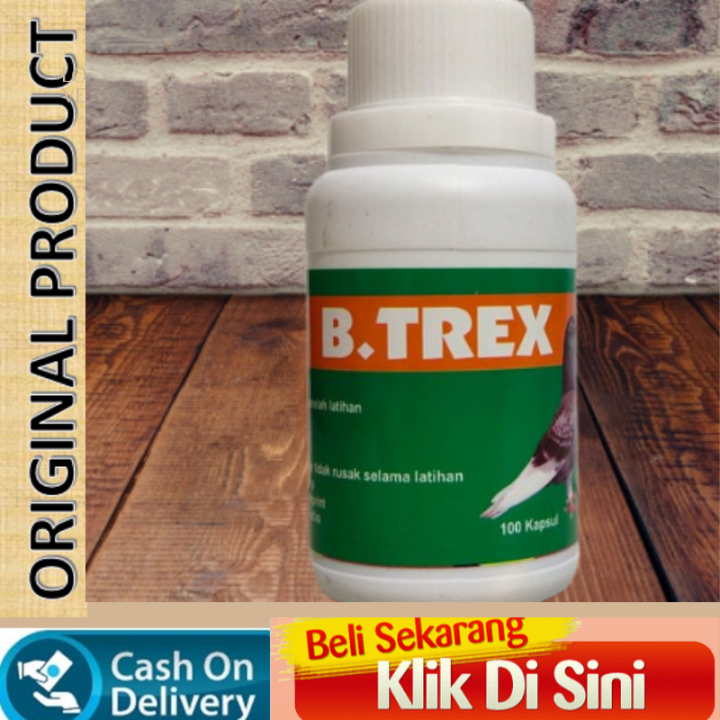 Vitamin Burung Merpati Baron B.Trex 100 Kapsul Suplemen Burung Merpati ...