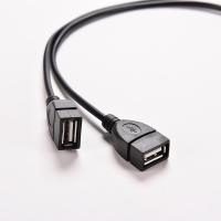 【Tech-savvy】 USB 1ชิ้น2.0สายพ่วงตัวเมีย1ตัวไปจนถึง2ตัวอะแดปเตอร์แปลงไฟพร้อมฮับข้อมูลตัวผู้แบบ USB คู่ USB สายสายชาร์จไฟฟ้า