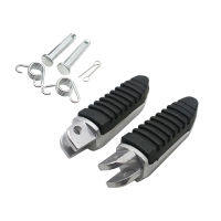 1 Pair Exterior Front Forefoot Foot Footrest Pegs Pedals 8mm Universal Accessories Fit for Motorcycle Off-road Dirt Bike