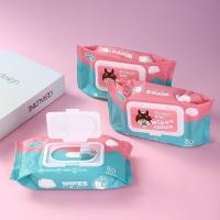 ทิชชู่เปียก Baby Wipes (80 แผ่น) กระดาษทิชชู่ทำความสะอาด ทิชชู่เปียกสําหรับเด็ก กระดาษเช็ดเครื่องสำอางค์