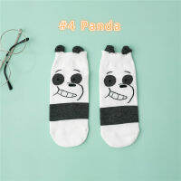 Japaness Cartoon Socks การ์ตูนญี่ปุ่น (ถุงเท้าสีขาวสำหรับนักเรียนและพยาบาล)