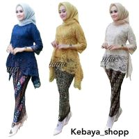 Kebaya BIANCA SET BROKAT MUSTARD Javanese Blouse RINJANI Javanese Blouse Clothes Uniform Party Clothes Condition Clothes