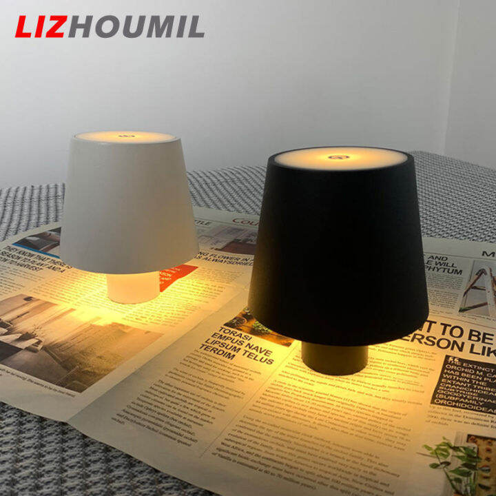 lizhoumil-โคมไฟตั้งโต๊ะ-led-แบบพกพา-หัวหลอดไฟขวดความคิดสร้างสรรค์แบบชาร์จไฟได้โคมไฟตั้งโต๊ะสำหรับบาร์ห้องนอนร้านอาหาร