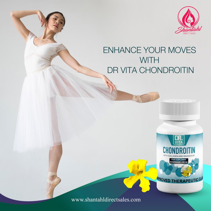 Authentic Dr. Vita CHONDROITIN with Collagen and Magnesium 500mg x 30