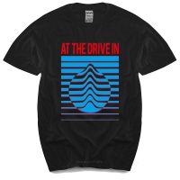 เสื้อยืดคอกลม พิมพ์ลาย At The Drive In Band สีฟ้า สีดํา สไตล์ยูโร สําหรับผู้ชายS-5XL