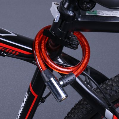【YF】 Universal Safety Steel Wire Lock Anti-theft Cable Coil Security Multipurpose for Bicycle Electric Vehicle Motorcycle Door