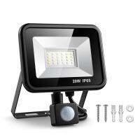【♘COD Free Cas♘】 lezhandai00470736 Eslas ไฟสปอตไลต์กลางแจ้ง10W 20W ไฟฉาย Led ฟลัดไลท์พร้อมเซ็นเซอร์ตรวจจับความเคลื่อนไหว Pir 220V ไฟโรงรถกันน้ำ