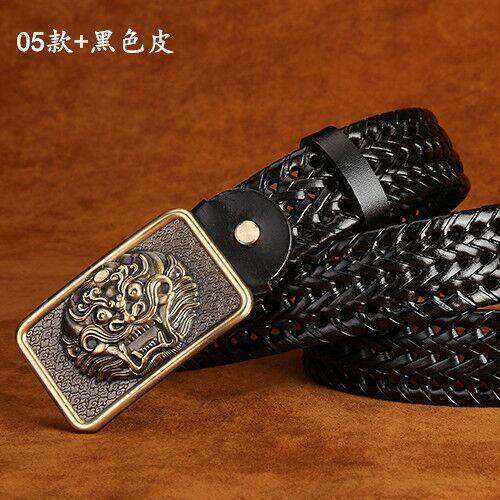 retro-personality-belt-male-leather-hand-woven-belts-male-youth-brass-buckle-from-punching-leisure-jeans-with-tide