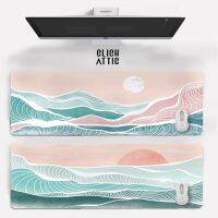 สวยงาม Pastel ขยายสีเกมยาวเมาส์ Pad Desktop I Desktop Keyboard Mouse Pad ของขวัญ