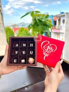 Chocolate thiết kế chữ theo yêu cầu quà tặng cho Valentine, 8 3