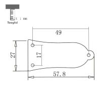 ：《》{“】= Tooyful Metal 3 Hole Truss Rod Cover Plate For Bass Guitar Replacement Part Silver