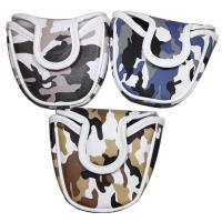 1pc Camouflage Golf Club Mallet Putter Head Cover with Magnetic Closure