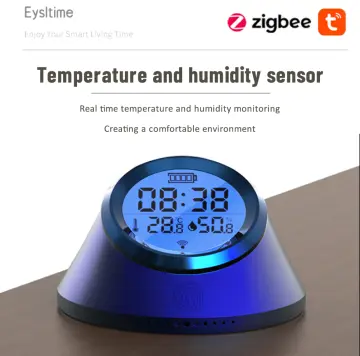 Tuya Zigbee Temperature and Humidity Sensor with LCD Screen Display Works  With  Google Home Assistant,Security & Sensor
