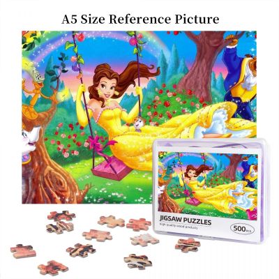 Beauty And The Beast (1991) Wooden Jigsaw Puzzle 500 Pieces Educational Toy Painting Art Decor Decompression toys 500pcs