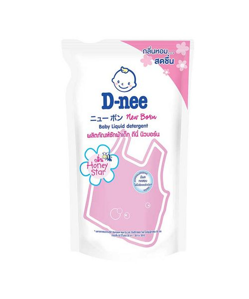 D-Nee  Baby Pink 600 ml x / ผลิตภัณฑ์ซักผ้าเด็ก สีชมพู600 มล.