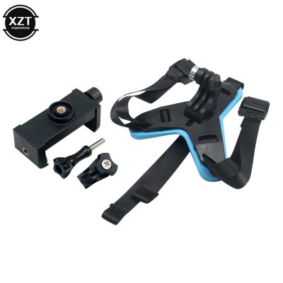 【hot】♈  Motorcycle Helmet Mount Holder With Clip 5/6/7 Sport Face Accessory