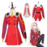 DARLING In The FRANXX 02 ZERO Two Outfit Red Uniform Halloween Cosplay Costume