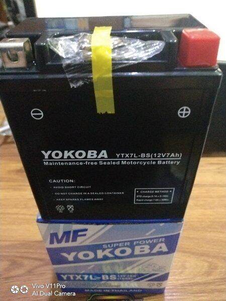 AKI KLX 150 YTX7L-BS SUPER POWER YOKOBA ACCU KLX 150 GEL KERING