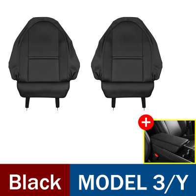 For TESLA   MODEL 3 Y Wear-proof Anti-Dirty Leather All-inclusive Protection Car Seat Back Anti Kick Pad