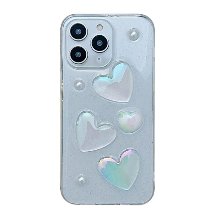 【5AceShop 】สำหรับ iPhone 13 Pro Max รักเคสโทรศัพท์ TPU อีพ็อกซี่