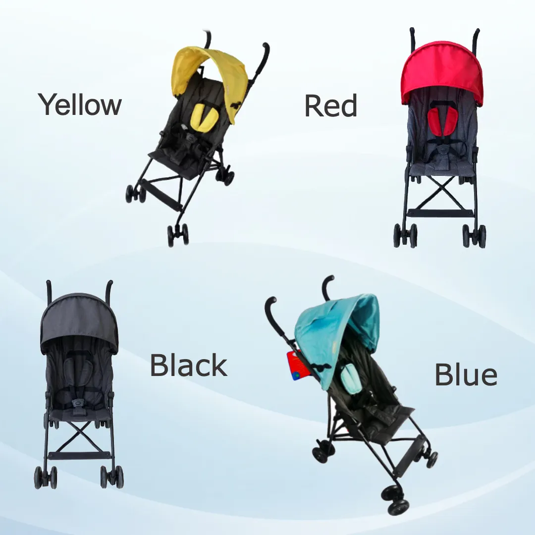 Yellow umbrella stroller