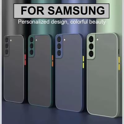เคสขอบสีกันกล้อง Samsung A04s / A02s / A03s / A11 / M11 / A31 / A51 / A71 / A10s / A50 / A50s / A30s / A20 / A30 เคส Samsung เคสใส เคสกันกระแทก เคสหลังด้าน กล้องขอบสี เคสโทรศัพท์ Samsung