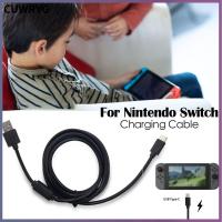 อุปกรณ์เสริม CUWRYG สายไฟสายชาร์จ Nintendo Switch Type-C สำหรับต่อแหล่งจ่ายไฟ