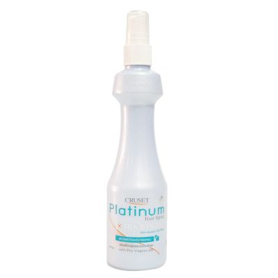 Cruset Platinum Hair Spray X-TRA Strong 220 ml.ครูเซ็ท แพลทตินั่ม แฮร์สเปรย์ พี1 สูตรเอ็กซ์ตร้า สตรอง แข็งพิเศษ